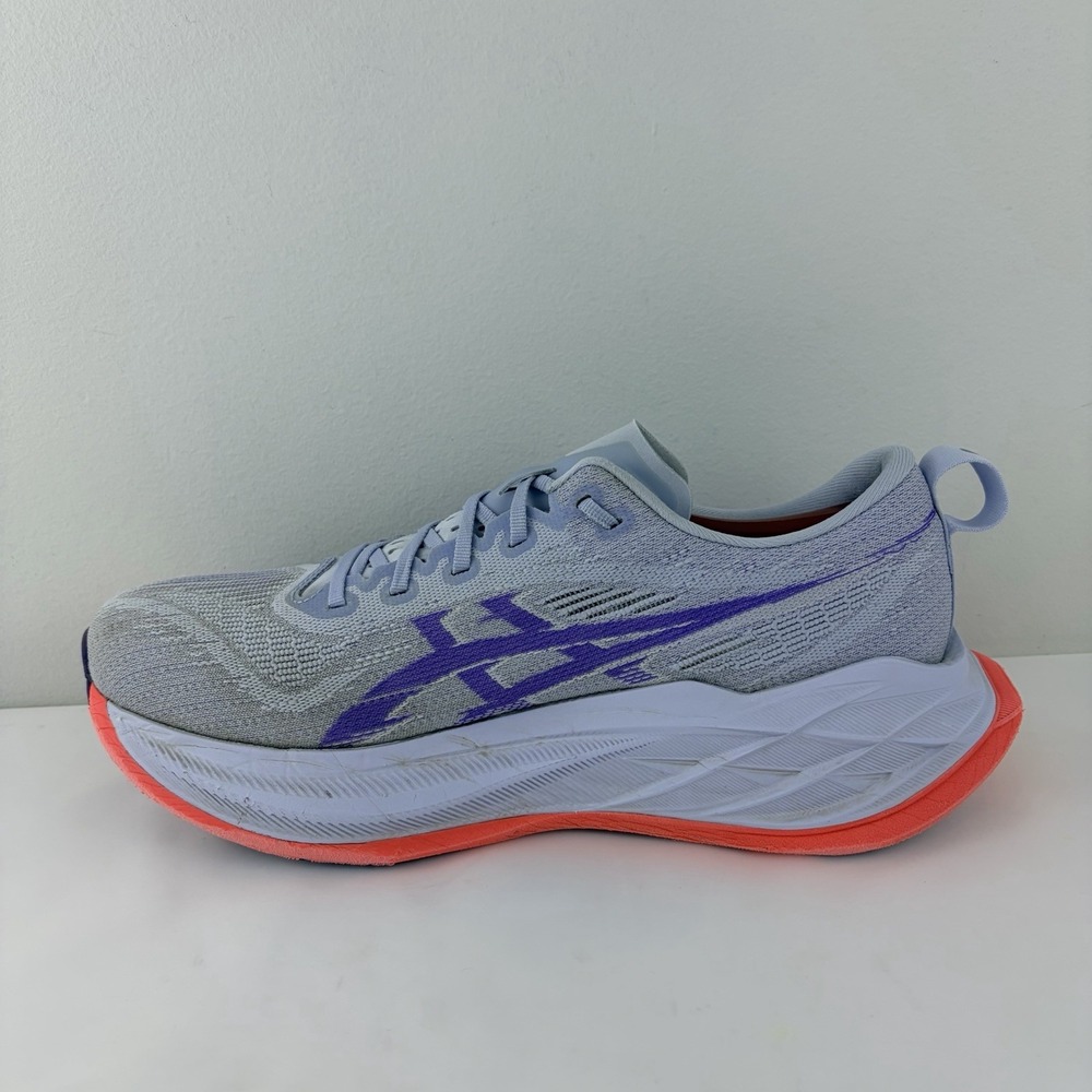 ASICS Superblast 2 Men Running Shoes Light Gray Purple Coral US 9 1013A142 - Picture 6 of 9